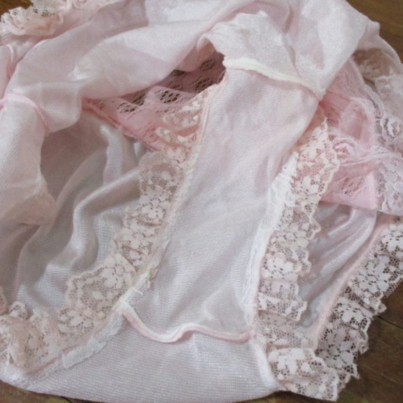Ultra Sissy lacy pink custom panties bloomers adult baby girly secret sexy Lrg - Picture 7 of 7
